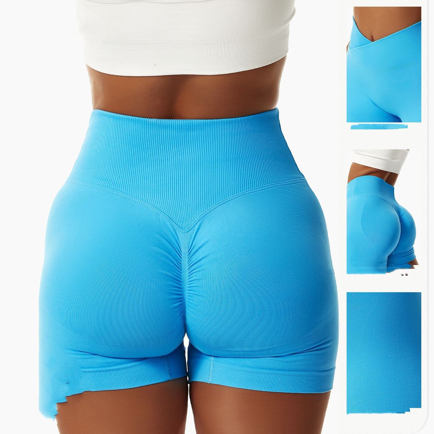 Tight Seamless Sports Shorts For Women